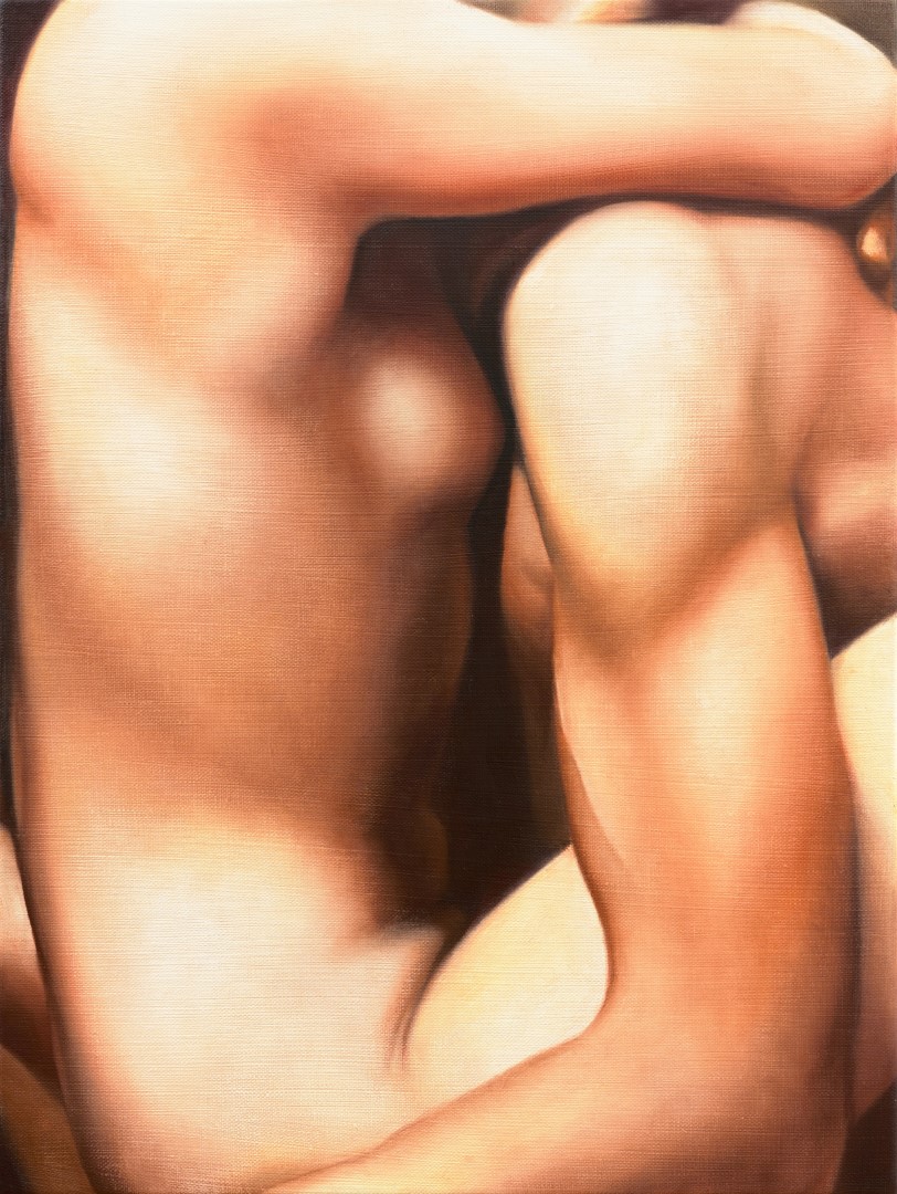 The Couple 4 (2024), 40 x 30 cm, oil on linen